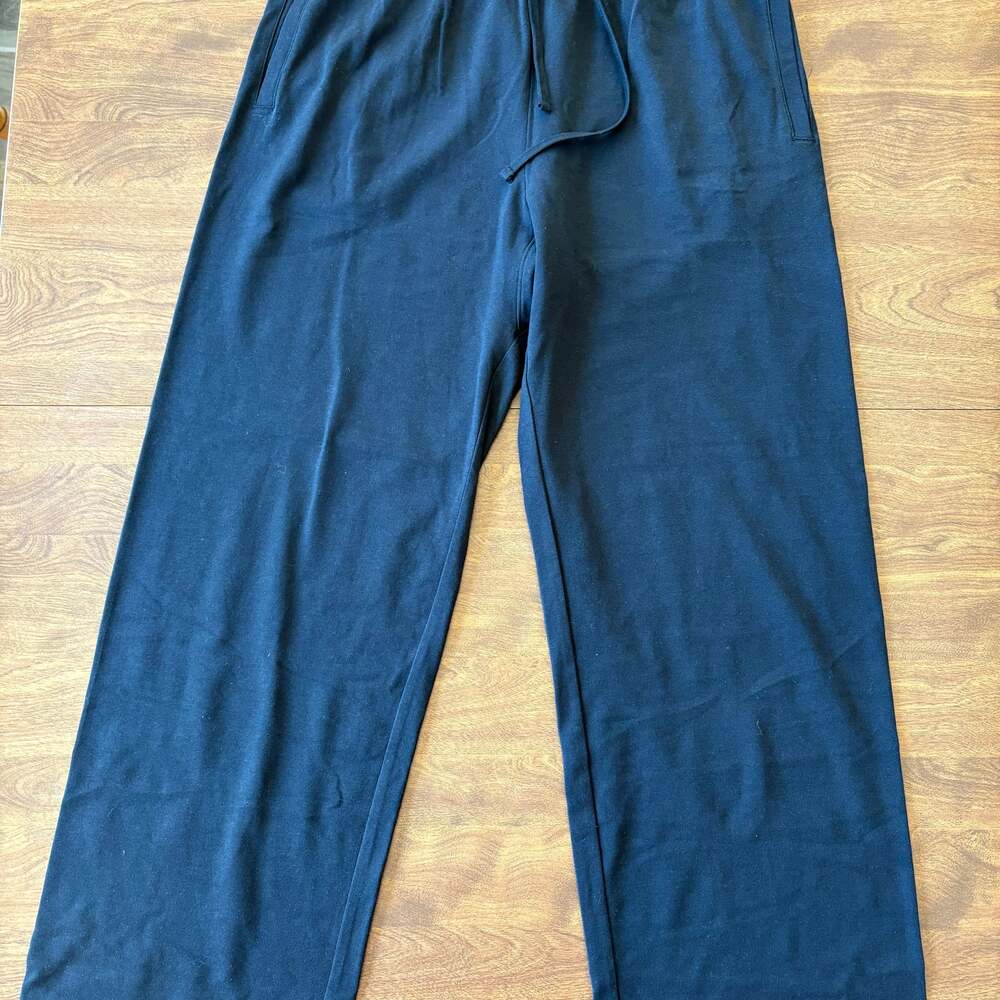 SKIMS Women’s Medium Black Elastic Waist Drawstring Sweatpants Lounge Pants